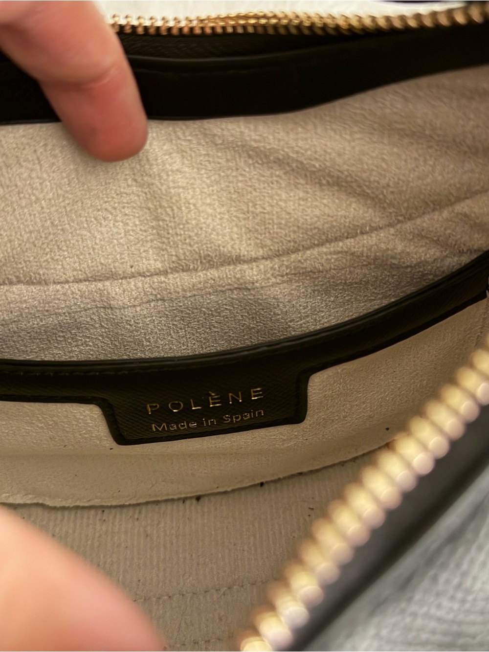 Polene Black Shoulder Bag - Picture 6 of 8